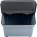 Sorteerbak Sigma blauw/grijs 493 x 388 x 298 mm, 45 liter