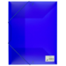 Elastomap A4 PP transparant blauw