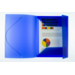 Elastomap A4 PP transparant blauw