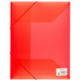 Elastomap A4 PP transparant rood