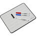 Whiteboard/wisbord Deluxe | de Rolf groep | blanco/gelinieerd, 10 stuks