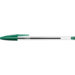Balpen BIC cristal groen