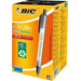 Balpen BIC ECOlutions® Clic Stic® zwart, 50 stuks