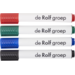 Whiteboardstiften | de Rolf groep | 5 mm assorti, 4 stuks