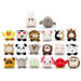 Pluchen baldier Beanie 8 cm assorti