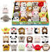 Pluchen baldier Beanie 8 cm assorti