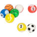 Stuiterballen klein 2,5 cm, 10 stuks