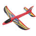 Foam vliegtuig 36 cm met stickers assorti