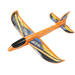 Foam vliegtuig 36 cm met stickers assorti