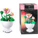 Bouwstenen bloemen in pot assorti