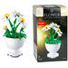 Bouwstenen bloemen in pot assorti