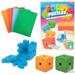 3D foam puzzels cube, 4 stuks