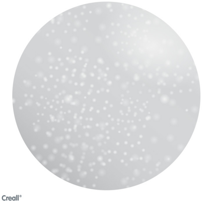 Glitterverf Creall 250 ml zilver