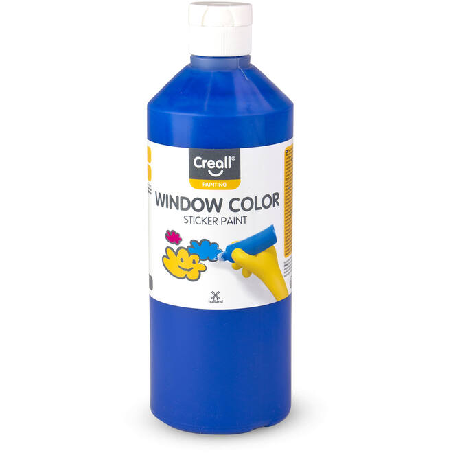 Stickerverf Creall Windows 500 ml blauw