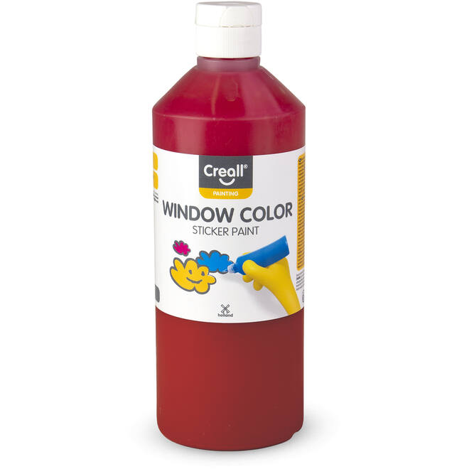 Stickerverf Creall Windows 500 ml rood