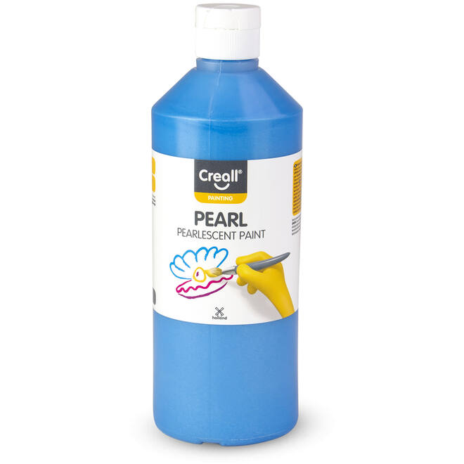 Parelmoerverf Creall Pearl 500 ml blauw