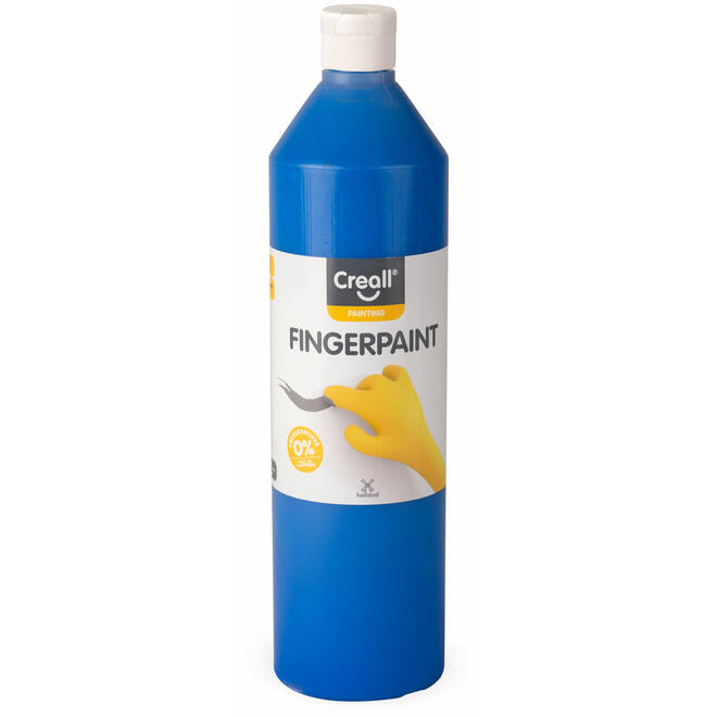 Vingerverf Creall 750 ml blauw