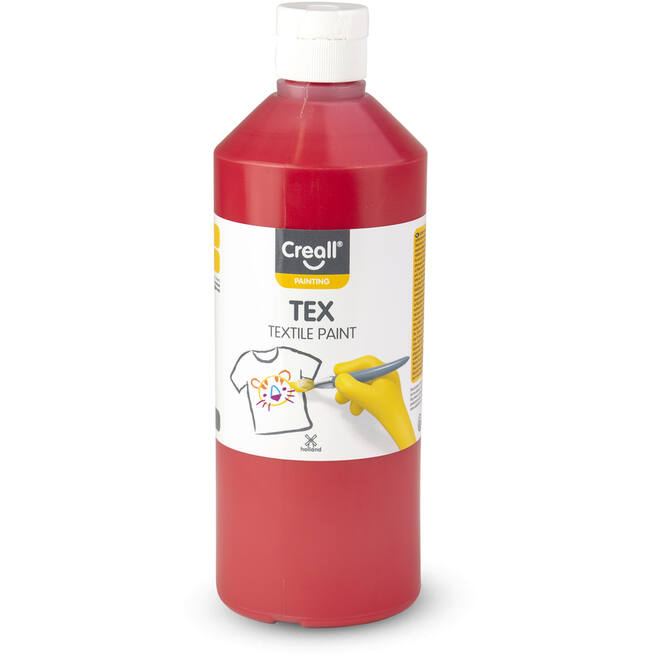 Textielverf Creall Tex 500 ml rood