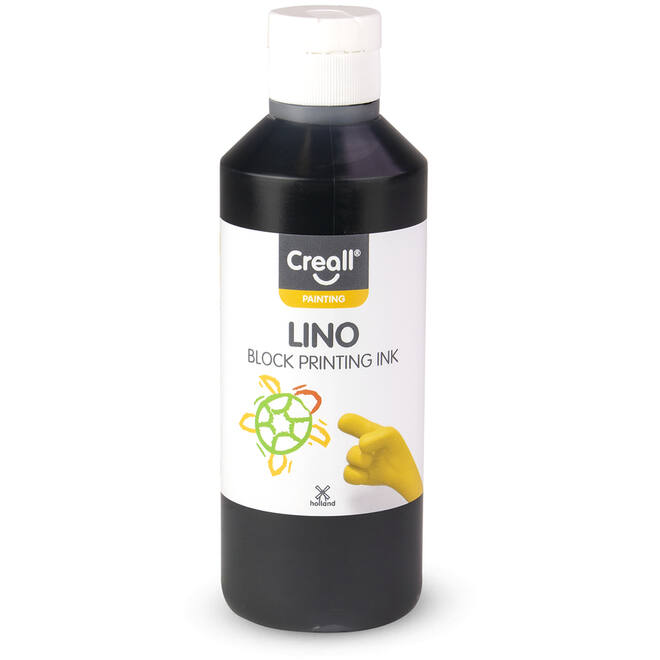 Blockprintverf Creall lino 250 ml zwart