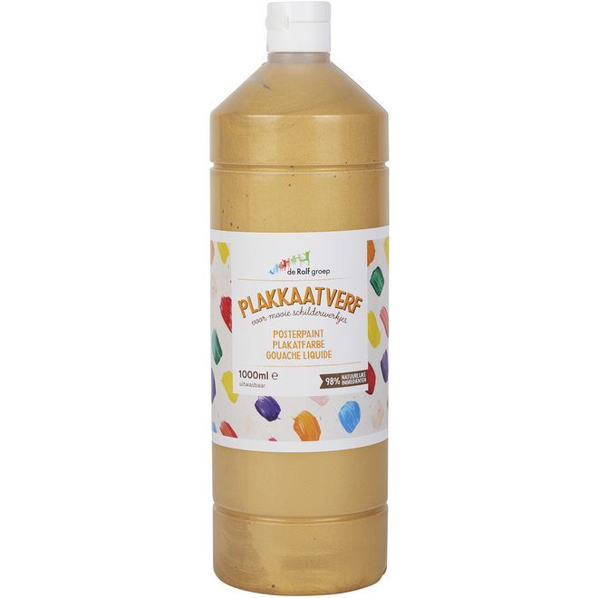 Plakkaatverf | de Rolf groep | topcolor, goud 1000 ml