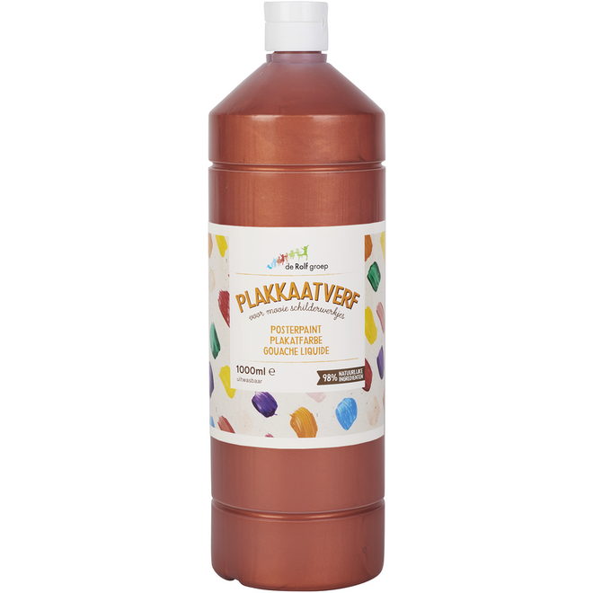 Plakkaatverf | de Rolf groep | topcolor, koper, 1000 ml