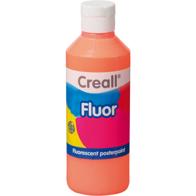 Plakkaatverf Creall Fluor 250 ml oranje