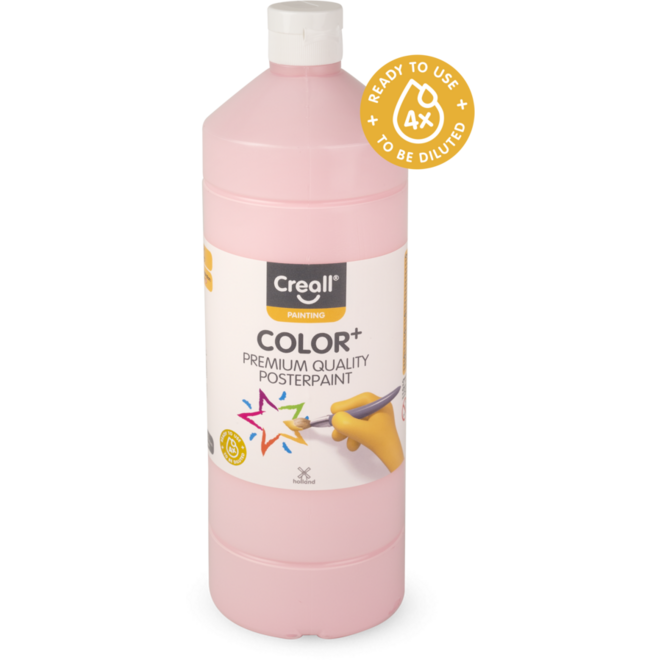 Plakkaatverf Creall Color+ 1000 ml, roze