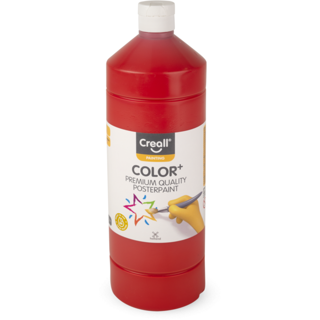 Plakkaatverf Creall Color+ 1000 ml lichtrood