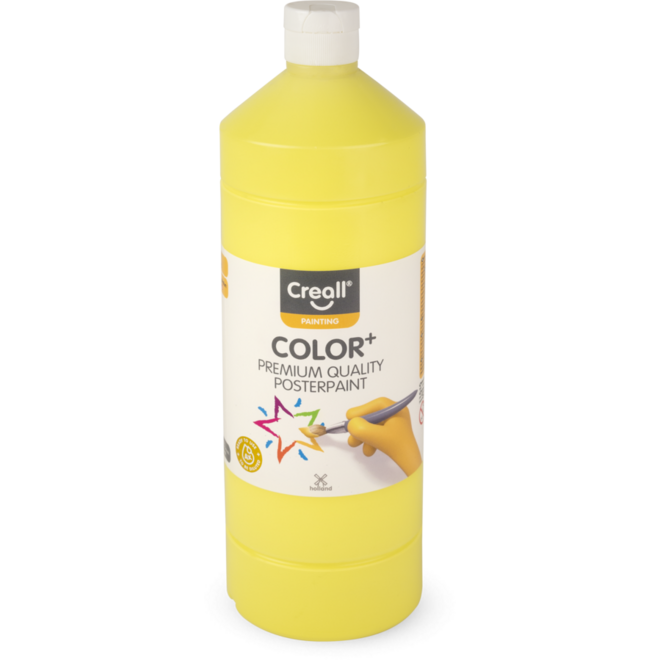 Plakkaatverf Creall Color+ 1000 ml lichtgeel