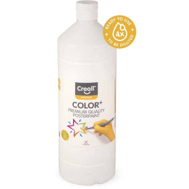 Plakkaatverf Creall Color+ 1000 ml wit