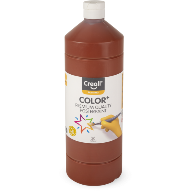 Plakkaatverf Creall Color+ 1000 ml lichtbruin