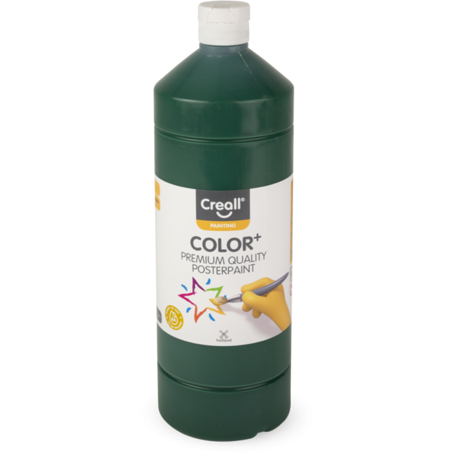 Plakkaatverf Creall Color+ 1000 ml donkergroen