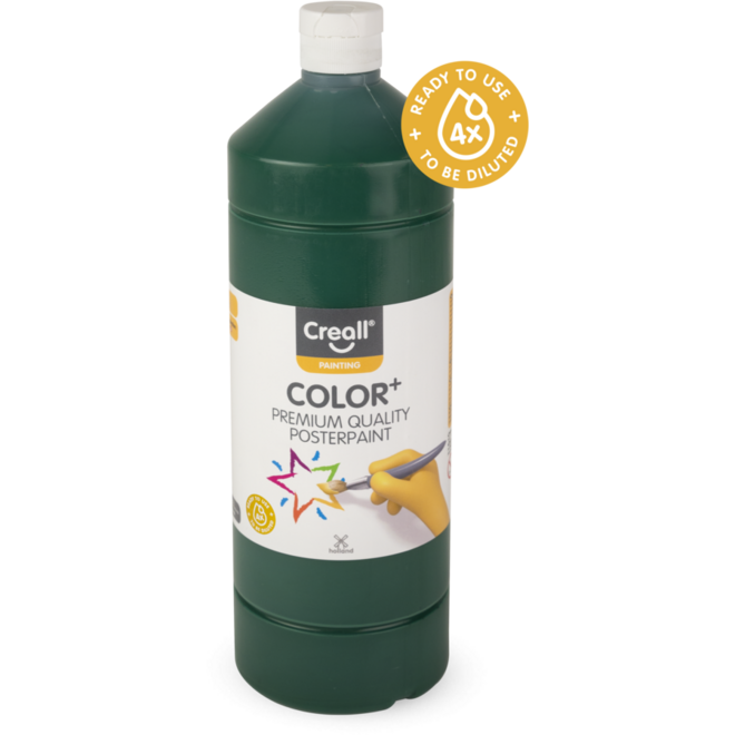 Plakkaatverf Creall Color+ 1000 ml donkergroen