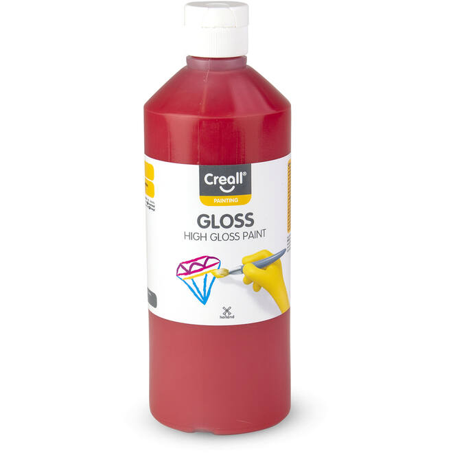 Glansverf Creall Gloss 500 ml rood