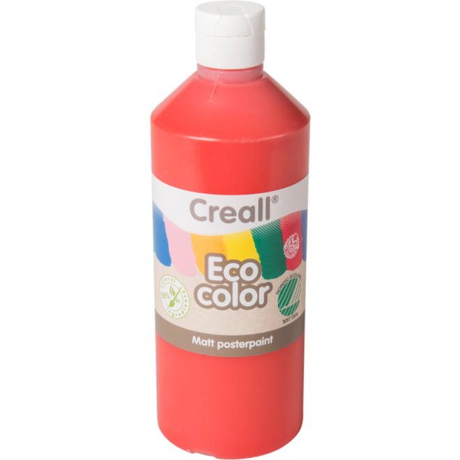Plakkaatverf Creall Eco 500 ml primair rood