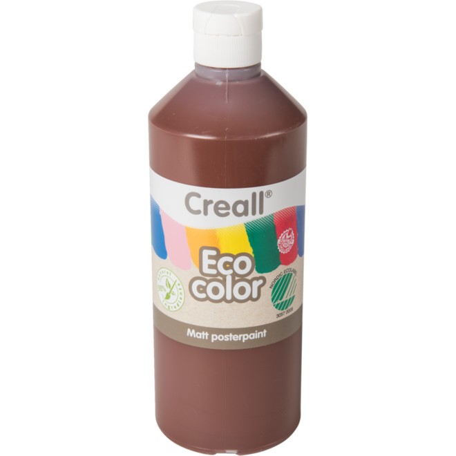 Plakkaatverf Creall Eco 500 ml donkerbruin