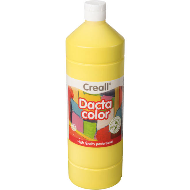 Plakkaatverf Creall Dacta color 1000 ml lichtgeel