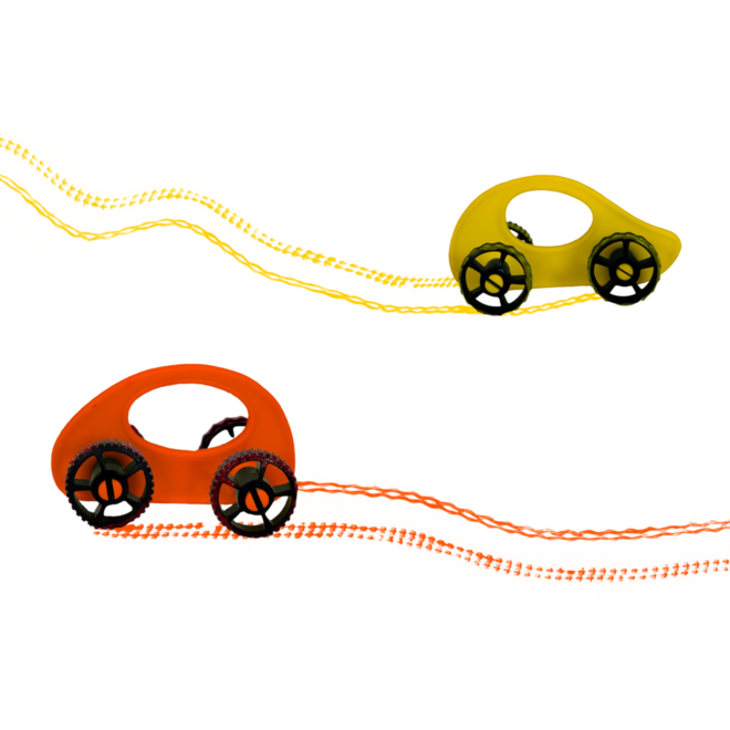 Roller verf racer in verschillende uitvoeringen en kleuren, 6 stuks