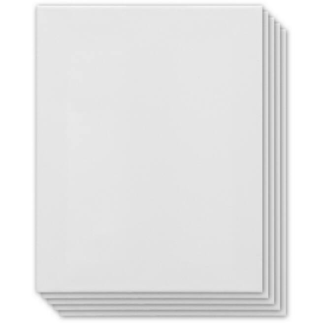 Canvas paneel 24 x 30 cm 3 mm, 5 stuks