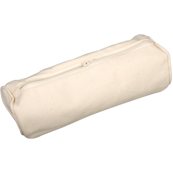 Etui katoen kokermodel 25 x 7 cm met rits