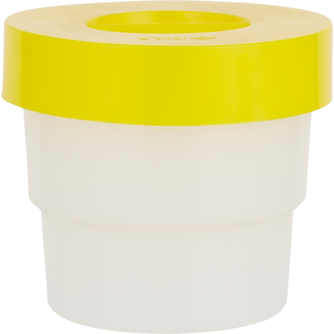 Anti-knoeipot midi 180 ml, geel