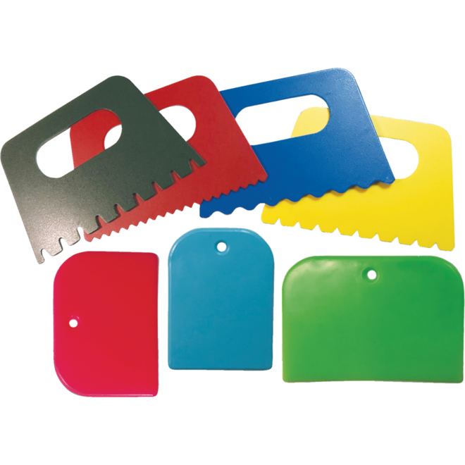 Verfschrapers patronen 8 x 13 cm, 7 stuks
