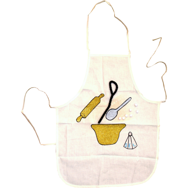 Kinderschort van katoen 43 x 55 cm, 5 stuks