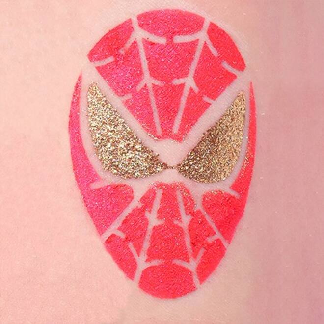 Schmink glittertattoo groepspakket 110 stuks