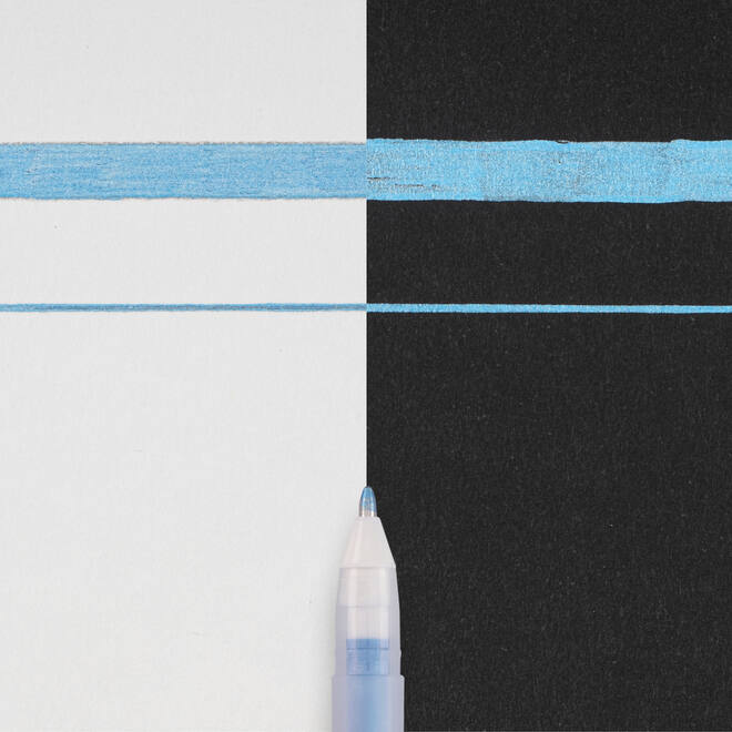 Gelpen Sakura gelly roll metallic blauw