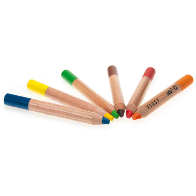 Kleurpotloden edu³ First 12 mm assorti, 36 stuks