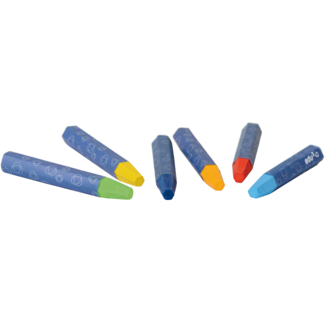 Oliekrijtjes edu³ Jumbo 11 mm assorti, 12 stuks