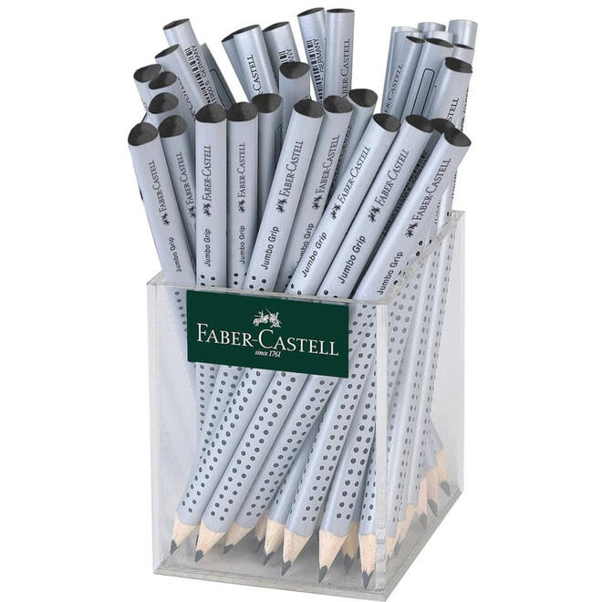 Potlood Faber-Castell Jumbo Grip B, 36 stuks