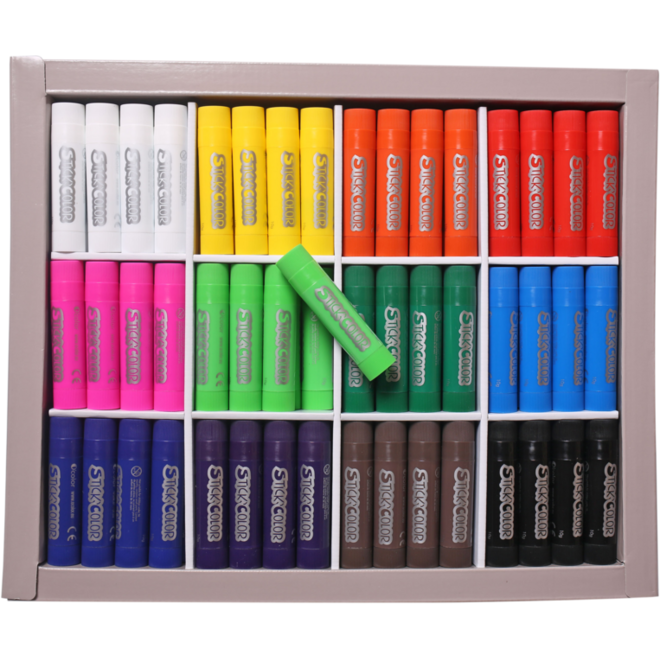 Plakkaatverfstift assorti voordeelverpakking, 144 stuks