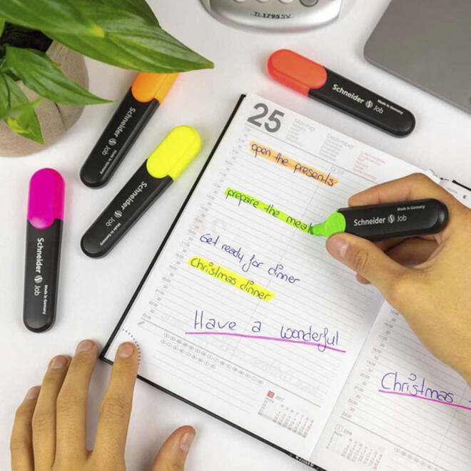 Markeerstift Schneider Job 150 blauw